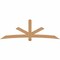 Ekena Millwork Alberta Smooth Timber Gable Bracket, Western Red Cedar, 108"W x 36"H x 3 1/2"D x 5 1/2"F, 8/12 Pitch GBW108X36X0406ALB00SWR - alternate 1